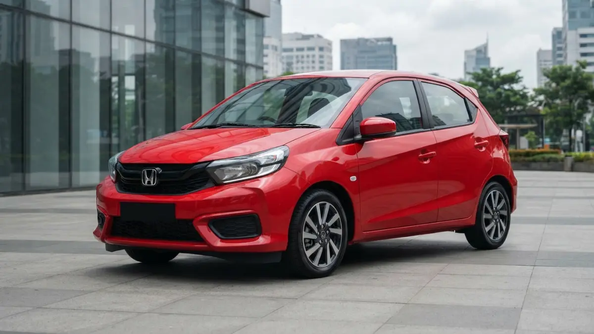 Honda Brio 2027 diprediksi membawa desain dan fitur lebih modern dengan mesin 1.2 liter i-VTEC serta harga mulai Rp180 jutaan. (Gemini AI)
