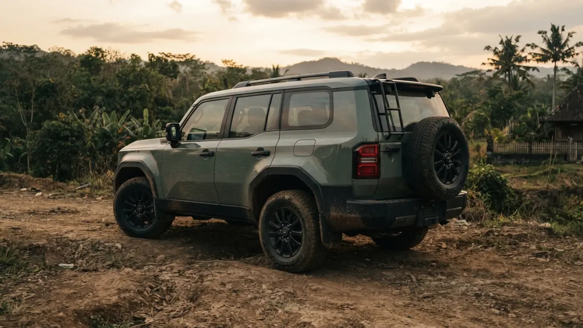 Toyota Land Cruiser FJ 2026 memakai mesin 2.7 liter yang halus, tetapi konsumsi BBM penguji hanya sekitar 8,5 km per liter. (Gemini AI)