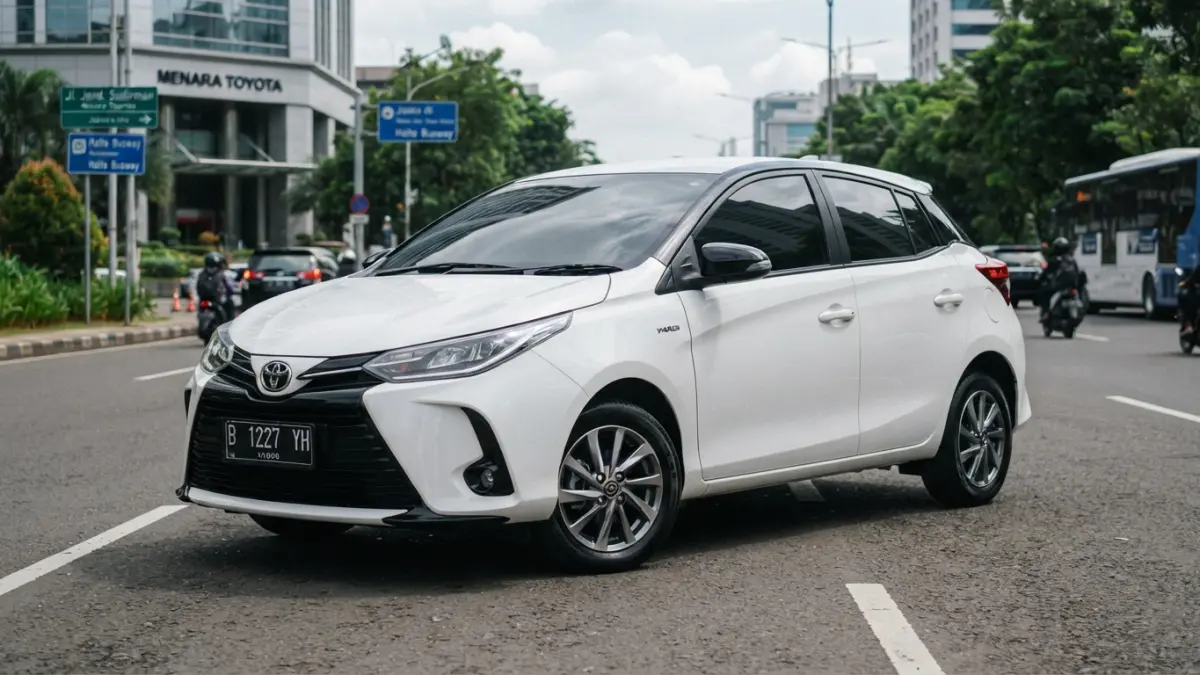 Toyota Yaris 2027 hadir dengan desain lebih agresif, teknologi baru, mesin 1.5 liter dan pilihan hybrid yang mengutamakan efisiensi. (Gemini AI)