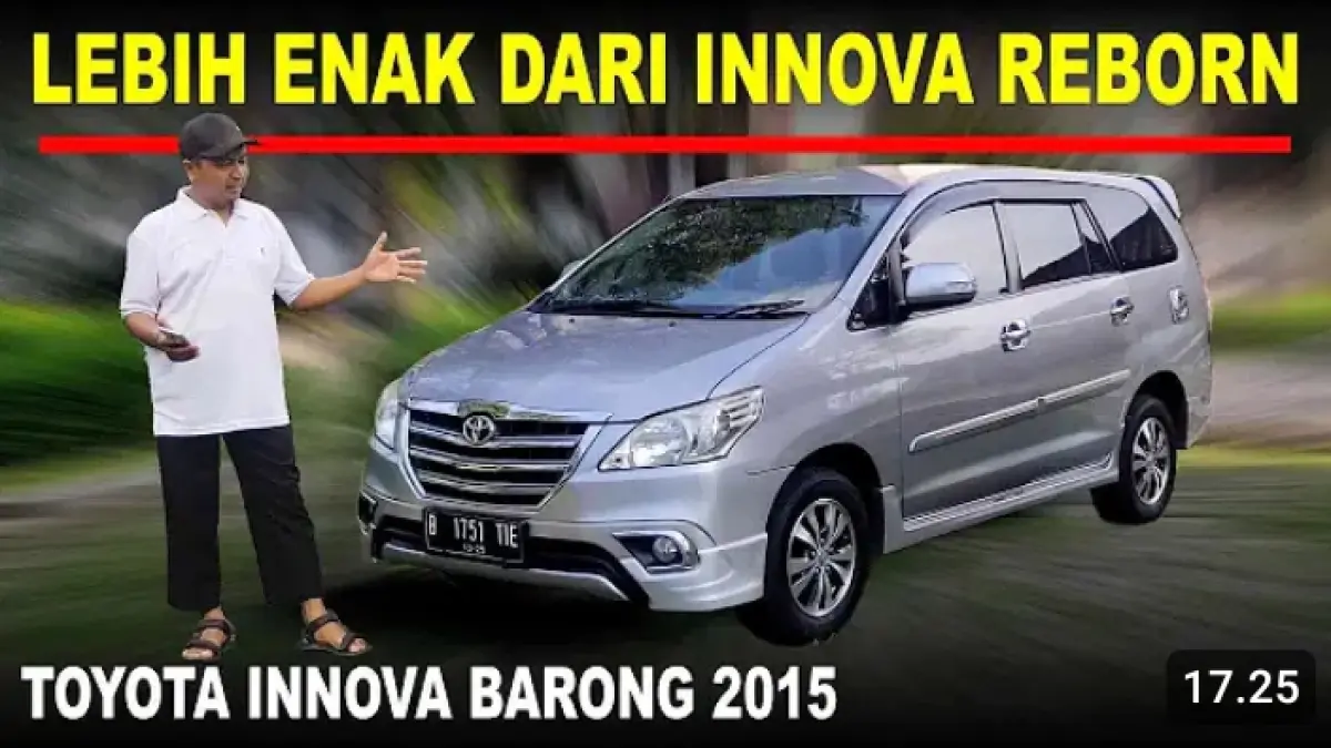Toyota Innova Barong 2015 punya kabin luas, triple blower, mesin 2.000 cc VVT-i, serta suspensi empuk untuk 7-8 penumpang.
