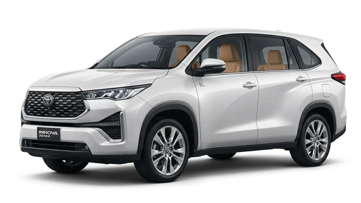 Toyota Innova Zenix 2027 dikabarkan membawa solid state battery, desain baru, kabin premium, dan Toyota Safety Sense 3.(ILUSTRASI AI)