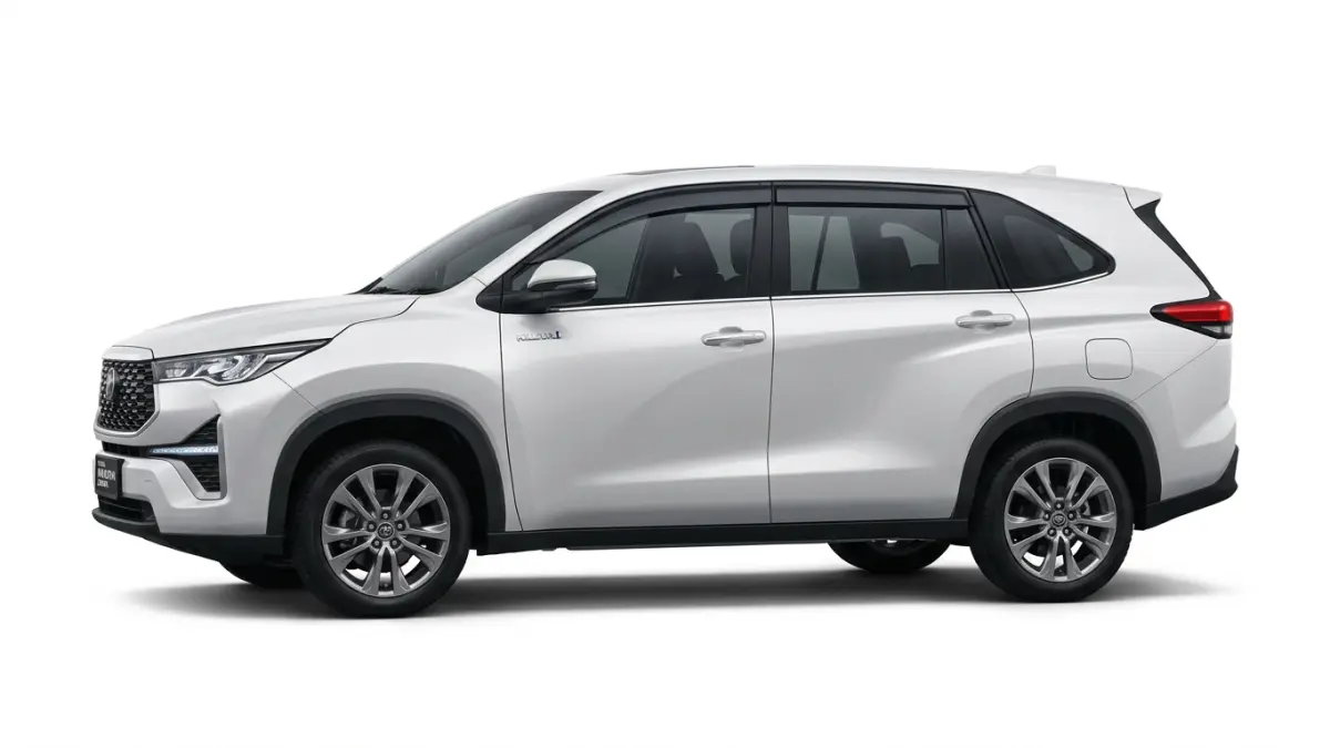 Toyota Innova Zenix Facelift mulai terungkap lewat paten dan mobil uji di India, dengan bumper baru dan dugaan pembaruan fitur.(ILUSTRASI AI)