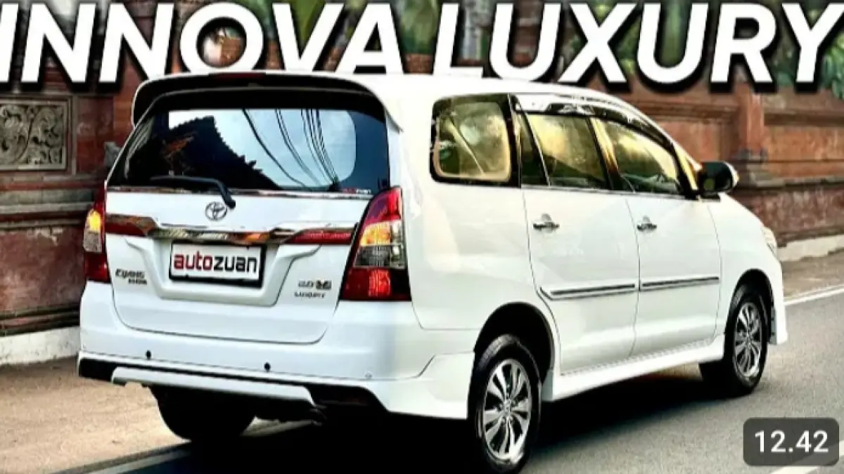 Toyota Kijang Innova V Luxury 2014 ditawarkan Rp190 jutaan. Punya captain seat, triple blower, rear entertainment dan riwayat servis.
