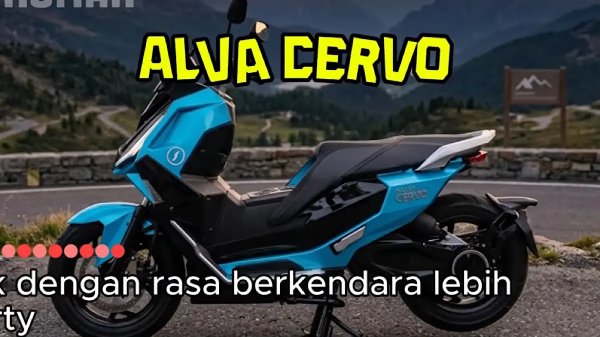 AIMA Blackwing hadir di China dengan desain sporty, tenaga hingga 6.000 watt dan harga S360 Track Edition sekitar Rp9 jutaan.(sc youtube)
