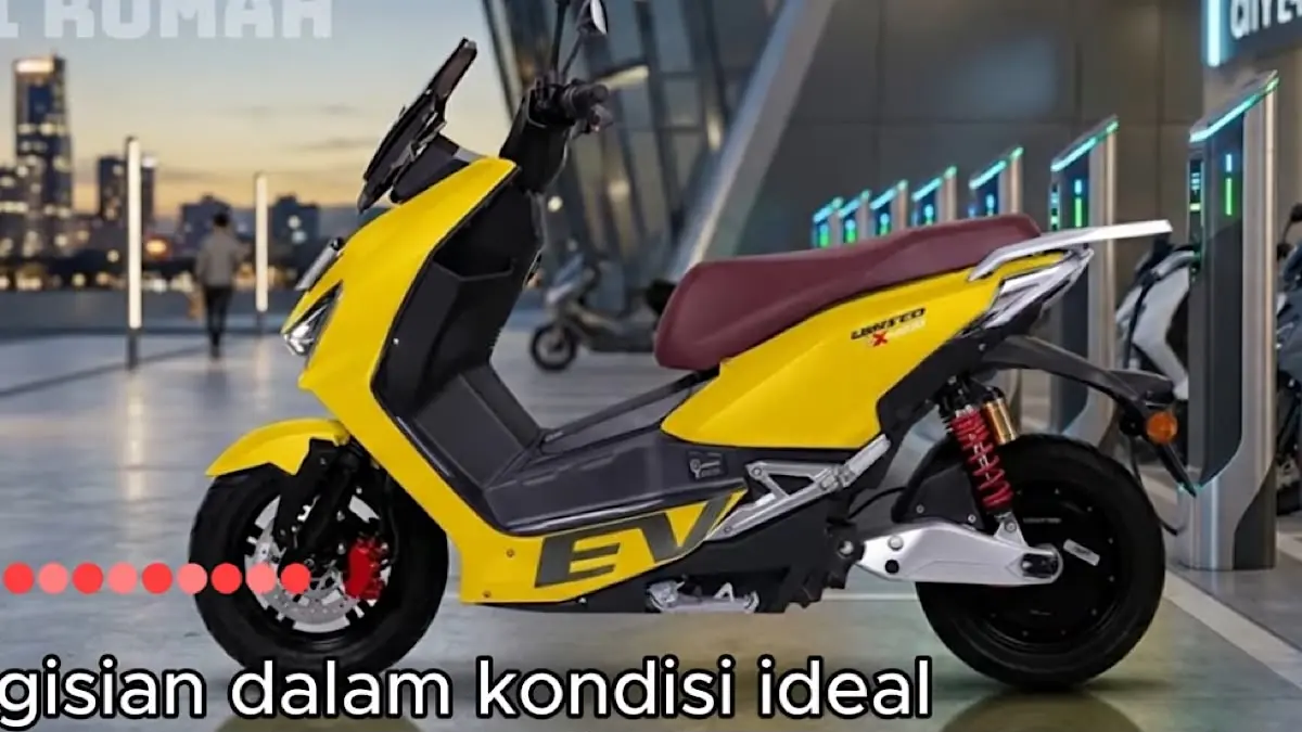 AIMA Blackwing merupakan motor listrik China dengan desain sporty, tenaga hingga 6.000 watt dan harga S360 Track Edition sekitar Rp9 jutaan.(sc youtube)