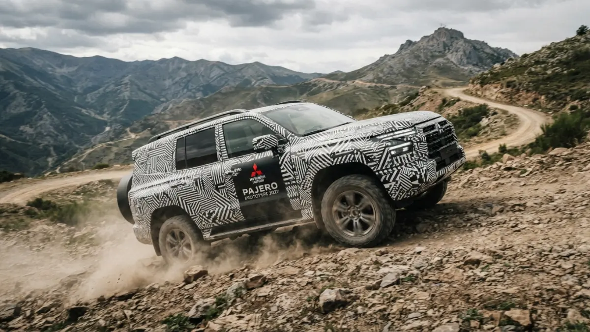 Mitsubishi 2027 menyiapkan delapan model penting, dari SUV listrik hingga Pajero baru. Warisan Dakar kembali menjadi daya tarik utama. (Gemini AI)