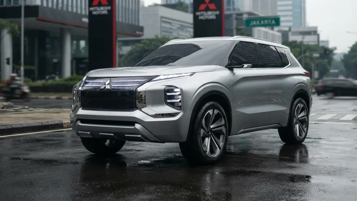 Mitsubishi Xpander 2027 disebut membawa desain baru, fitur keselamatan canggih, kabin nyaman, dan mesin efisien. Simak perkiraan harga dan fiturnya. (Gemini AI)
