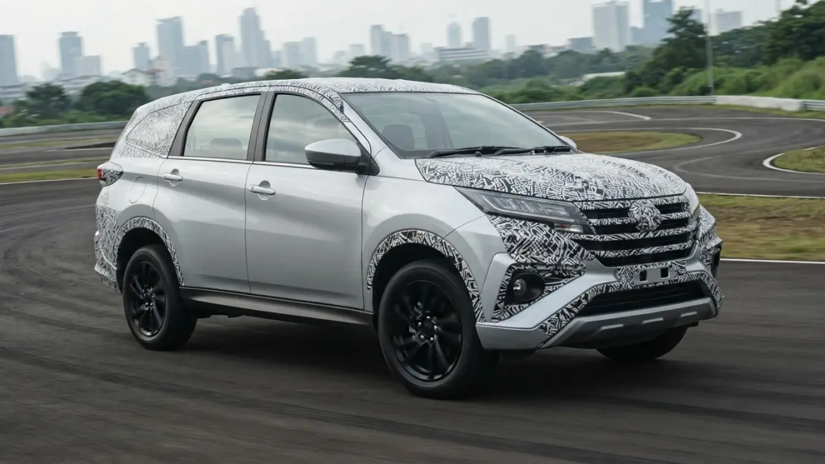 Toyota Rush 2027 diprediksi membawa desain baru, fitur lebih canggih, dan teknologi hybrid. Harganya diperkirakan bisa mencapai Rp450 juta. (Gemini AI)