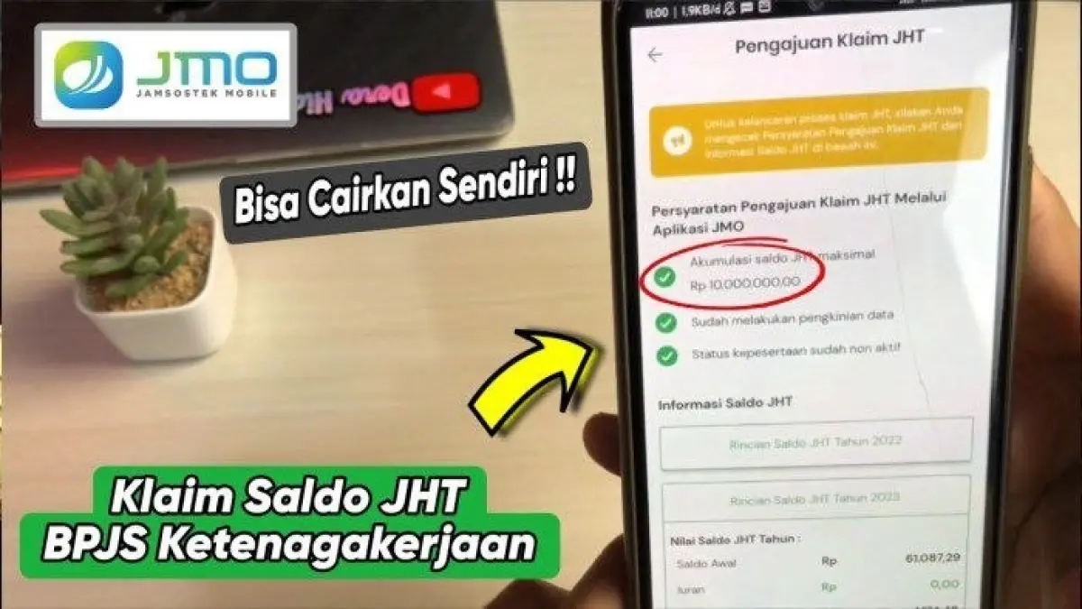 Cara klaim JHT BPJS Ketenagakerjaan lewat aplikasi JMO. Simak syarat, verifikasi biometrik, hingga cara melacak status pencairan.