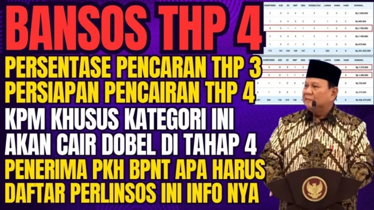 Pencairan PKH BPNT tahap 4 mulai disiapkan. Simak progres tahap 3, KPM tervalidasi, serta informasi pembaruan data bantuan sosial.