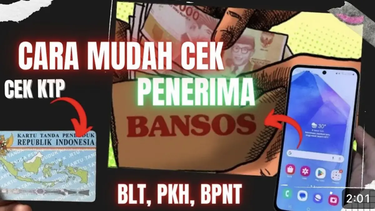Simak cara cek penerima bansos secara online menggunakan KTP melalui situs resmi Cek Bansos Kemensos. Proses mudah dilakukan lewat HP.