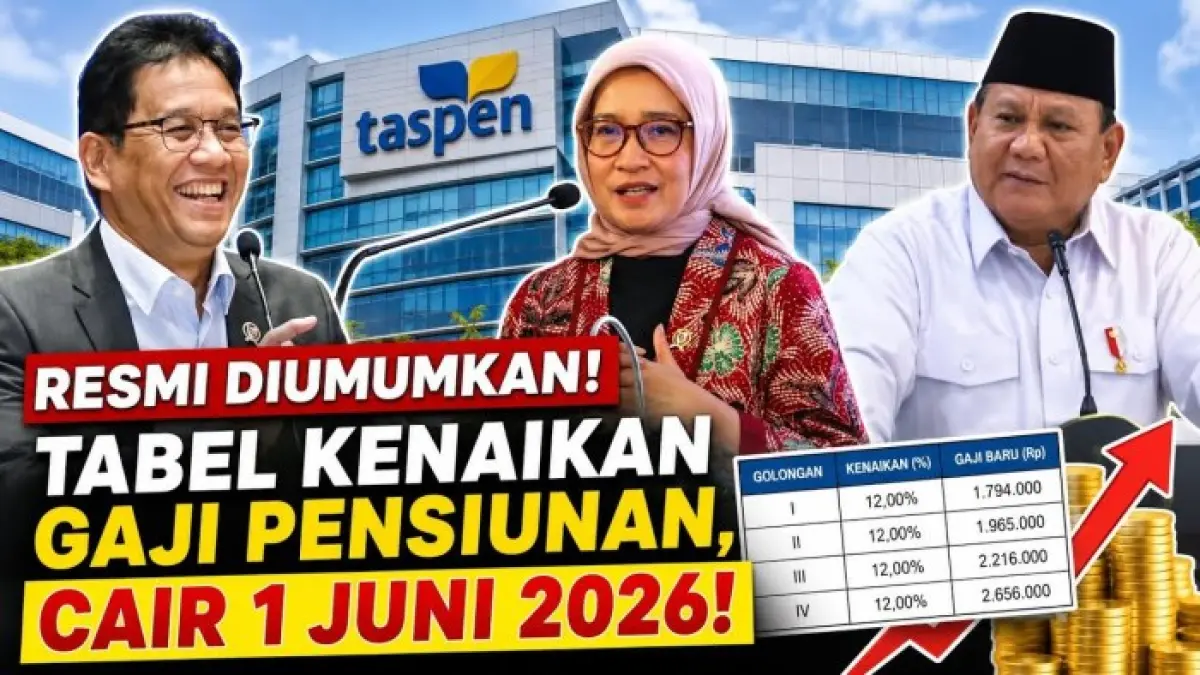 Gaji pensiunan Juni 2026 masih mengacu PP Nomor 8 Tahun 2024. Simak kisaran nominal tiap golongan dan informasi pembayaran terbaru.
