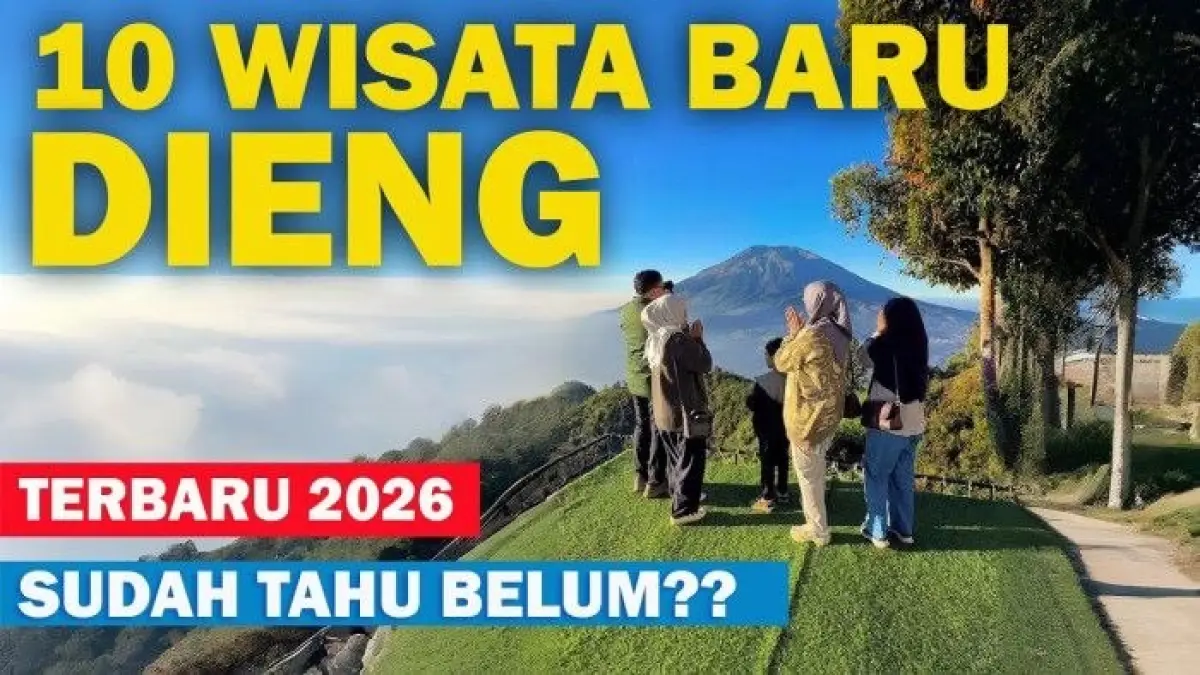 Wisata Dieng menawarkan sunrise terbaik, Telaga Warna, Kawah Sikidang, hingga Candi Arjuna yang memikat wisatawan.