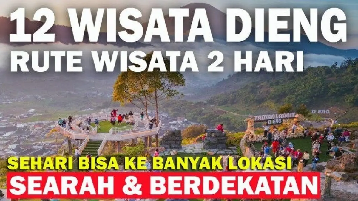 Liburan 2 hari di Dieng bisa mengunjungi Telaga Warna, Kawah Sikidang, Bukit Sikunir, hingga menikmati kuliner khas.