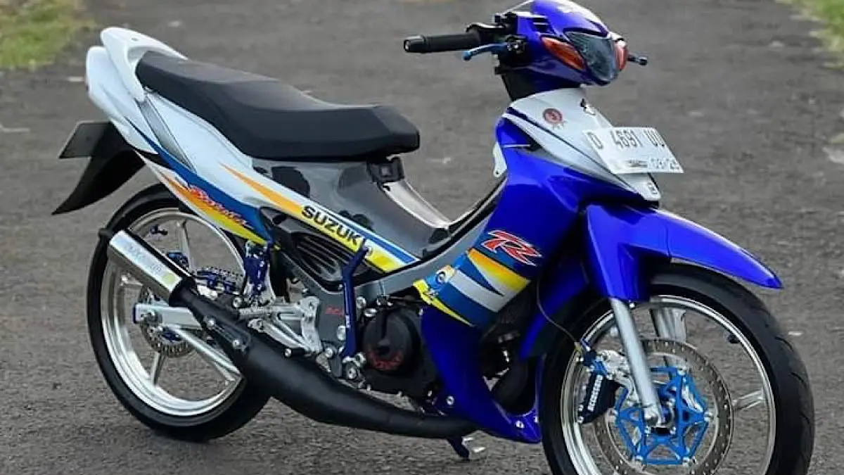 Suzuki Satria Pro hadir dengan ABS, keyless, konektivitas smartphone, dan mesin 147,3 cc. Intip fitur barunya.(pinterest)