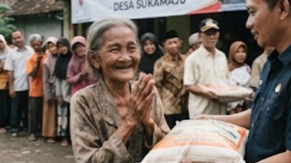 Bansos 2027 memakai pendataan digital. Cek faktor desil, aset, pendapatan, hingga listrik yang dibahas dalam Perlinsos.(gemini AI)
