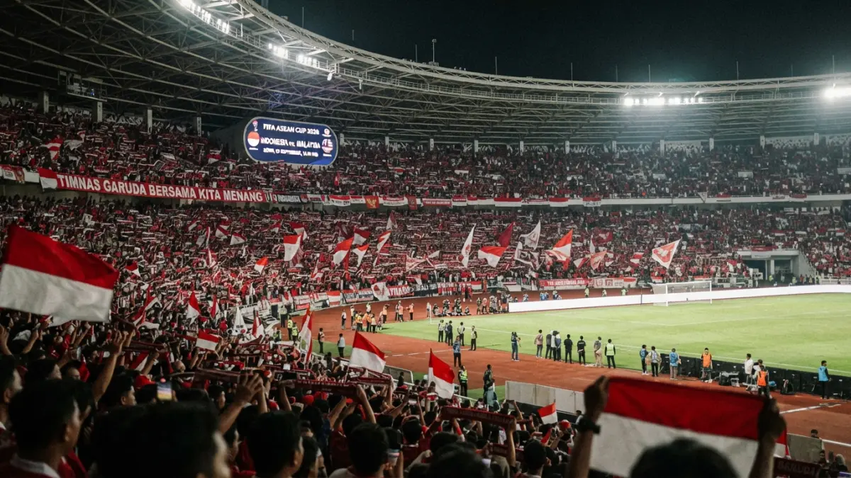 FIFA ASEAN Cup 2026 memasuki pertandingan kedua. Indonesia vs Malaysia menjadi duel utama di Grup A pada 28 September. (Gemini AI)