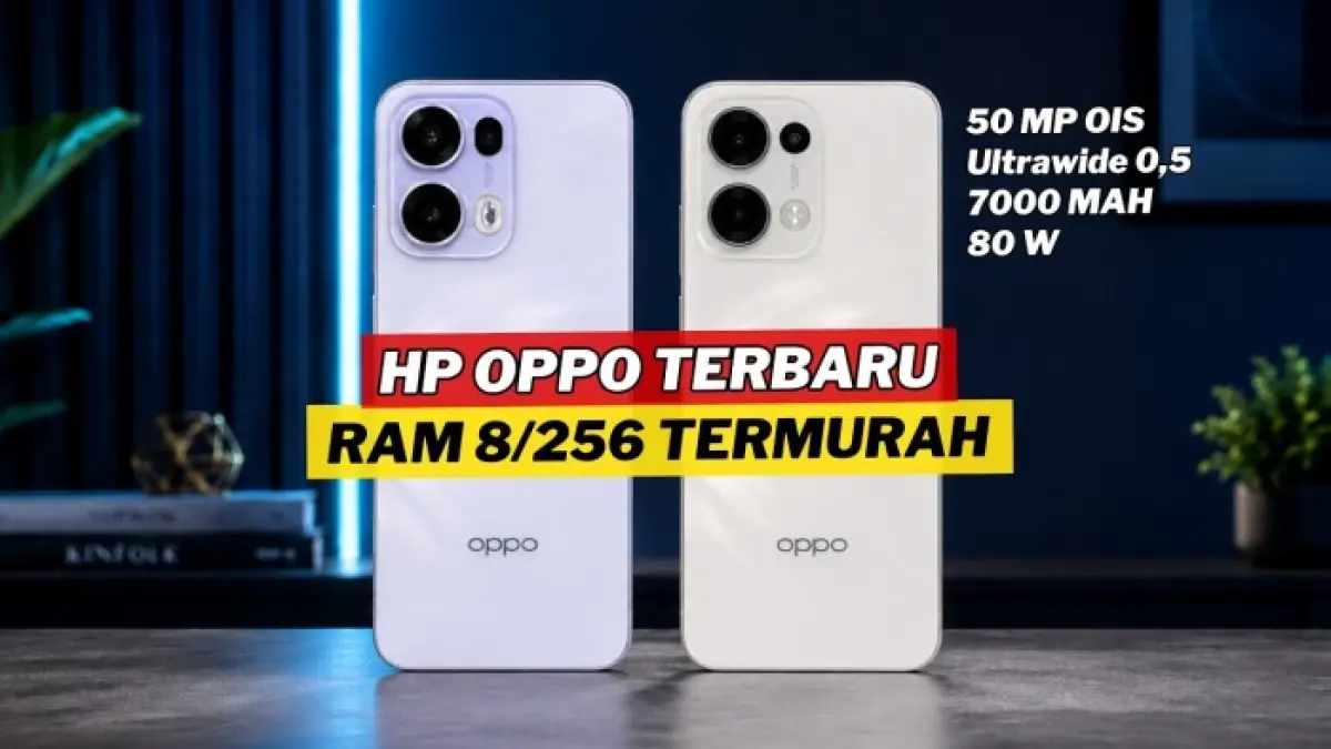 HP Oppo RAM 8/256 GB mulai Rp2,7 jutaan. Simak 8 pilihan dengan spesifikasi dan harga yang menarik.