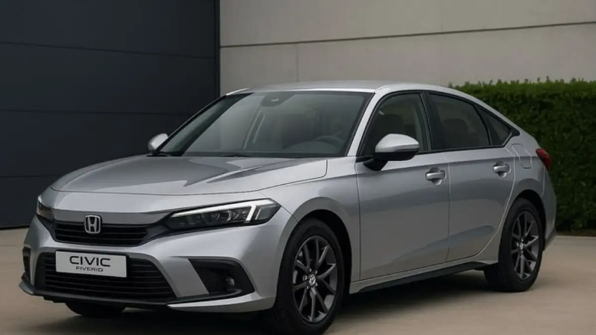Mazda 3 hatchback tampil agresif dengan aero kit, BBK 6 pot, velg Jepang, Michelin Pilot Sport 5, dan knalpot HKS.