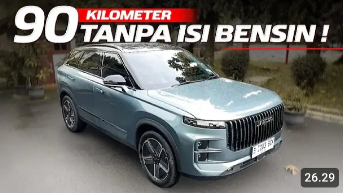 Jaecoo J7 dibanderol Rp499 juta dengan tenaga 300 HP, jarak EV 90 km dan total tempuh hingga 1.300 km.