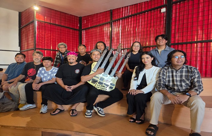 Balawan dan para pengisi event Bali Banjar Musik Festival.