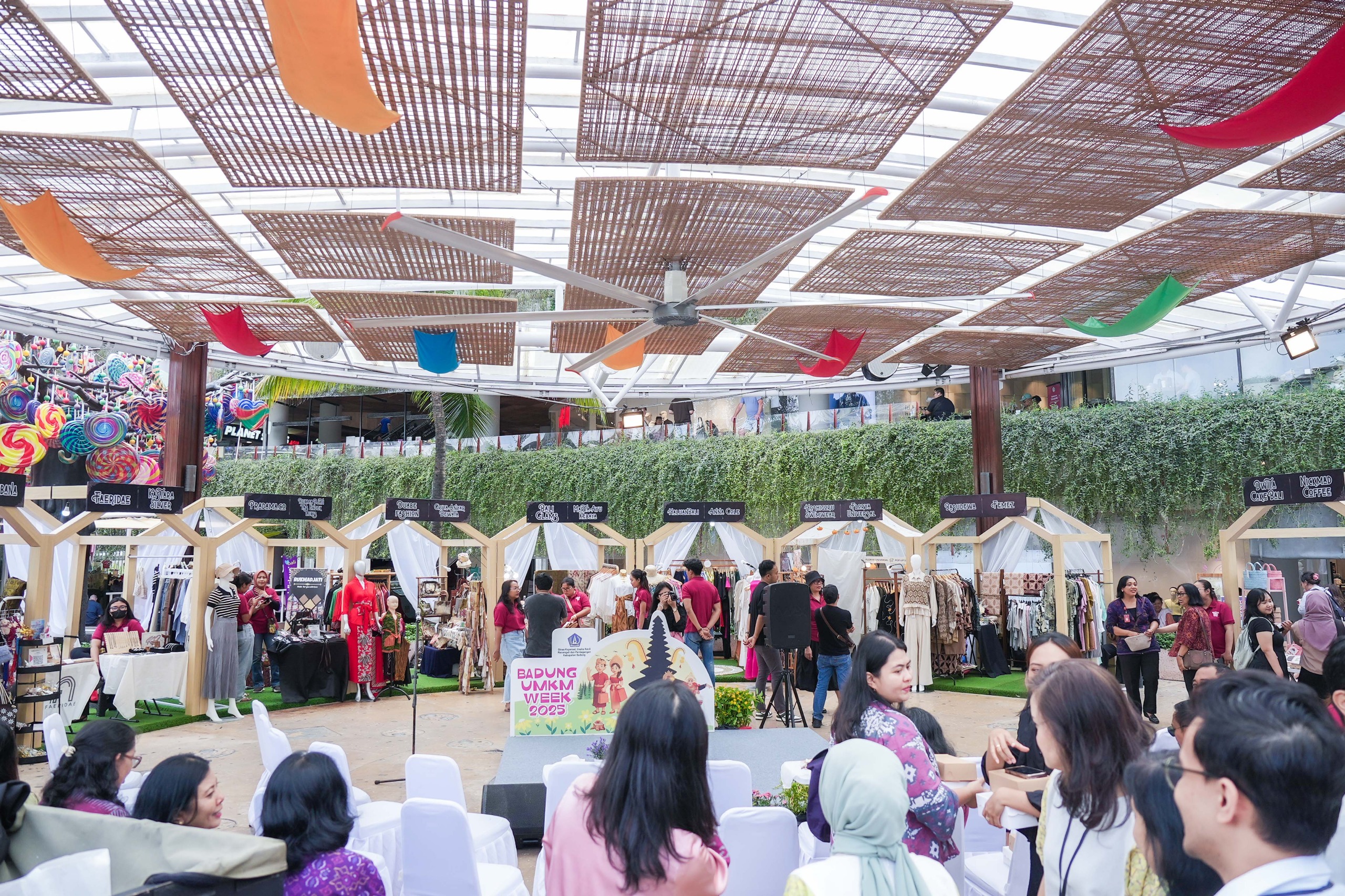 PAMERAN: Pameran Badung UMKM Week 2025 Batch I di Beachwalk Shopping Mall, Kuta, yang berlangsung dari 19 hingga 25 Agustus 2025.