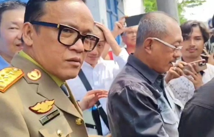 Wakil Menteri Ketenagakerjaan (Wamenaker), Immanuel Ebenezer. Dia terjaring Operasi Tangkap Tangan (OTT) Komisi Pemberantasan Korupsi (KPK), pada Rabu malam lalu (21/8).