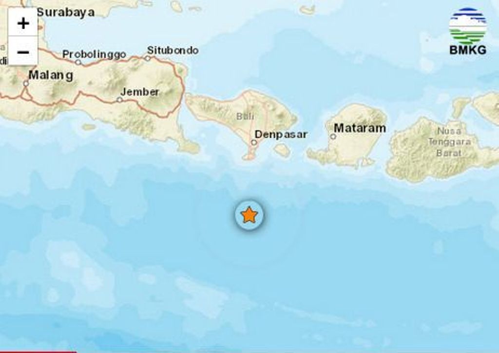 GEMPA: BMKG mencatat gempa terjadi pukul 15.31 Wita dengan kekuatan magnitudo 4,3, Minggu (24/8/2025).