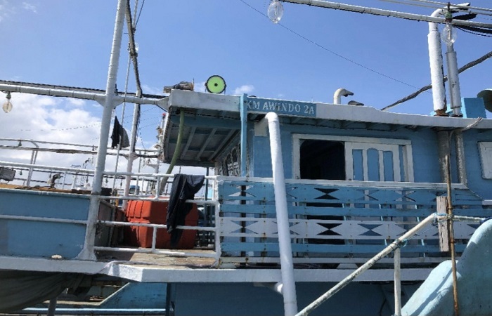 Kapal pengangut ABK di Pelabuhan Benoa. Diduga terjadi praktik Tindak Pidana Perdagangan Orang (TPPO) di sektor perikanan.