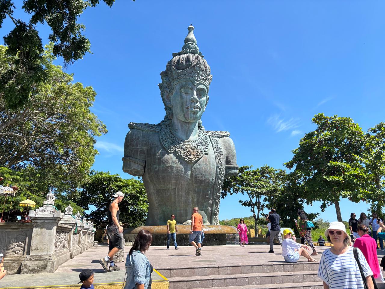GWK: Patung Garuda Wisnu Kencana (GWK) yang berada di kawasan Ungasan, Kuta Selatan, Badung, Bali