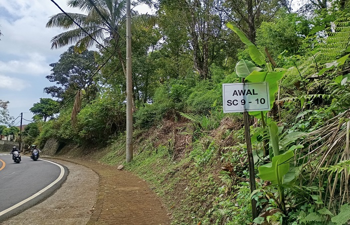 Lokasi titik awal Shortcut Singaraja-Mengwitani titik 9 dan 10. Proyek ini sedang tender dan dikerjakan 2026.