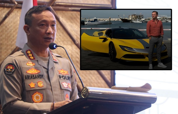 Kabid Humas Polda Bali Kombes Pol Ariasandy, S.I.K., benarkan 15 WNA polisikan Sergey Domogatsky alias Mr. Terimakasih (foto atas), Kamis (23/10/2025) kemarin.