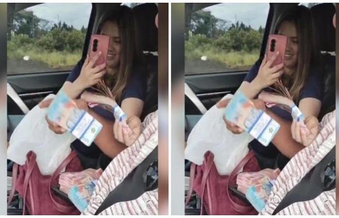 Istri Kades Rengasjajar, Bogor pamer gepokan uang pecahan Rp100 ribu dan Rp50 ribu. Kepala Desa Rengasjajar, Rusli, menjelaskan video istrinya direkam pada Juli 2025.