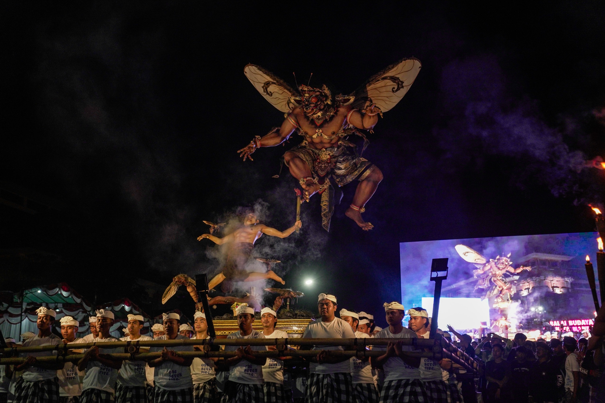LOMBA: Kegiatan Lomba Ogoh Ogoh yang digelar Pemkab Badung pada Maret 2025 lalu.