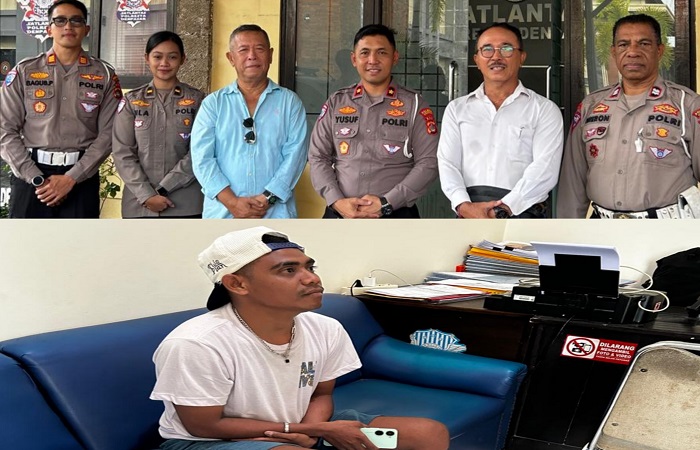 Pembina Flobamora Bali bertemu Kasat Lantas AKP Yusuf Dwi Admodjo, S.I.K., M.H., di Polresta Denpasar, Selasa (9/12) kemarin, terkait oknum yang melanggar lalu lintas dan nyaris menabrak polisi.