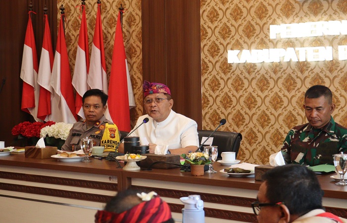 Keamanan dan kenyamanan jelang Nataru di Kabupaten Buleleng dipastikan.