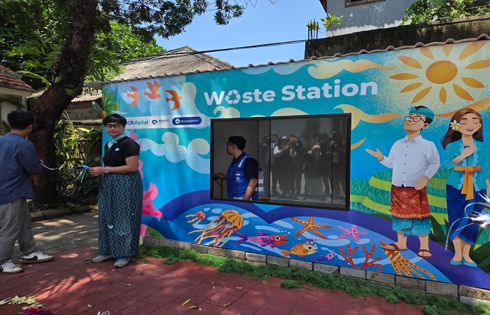 Waste Station yang terletak di kantor Blue Bird Kuta Selatan.