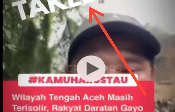 Video relawan pemuda Gayo jalan kaki dari Kabupaten Bireuen ke Aceh Tengah dengan melewati medan jalan yang sangat parah saat dilalui.