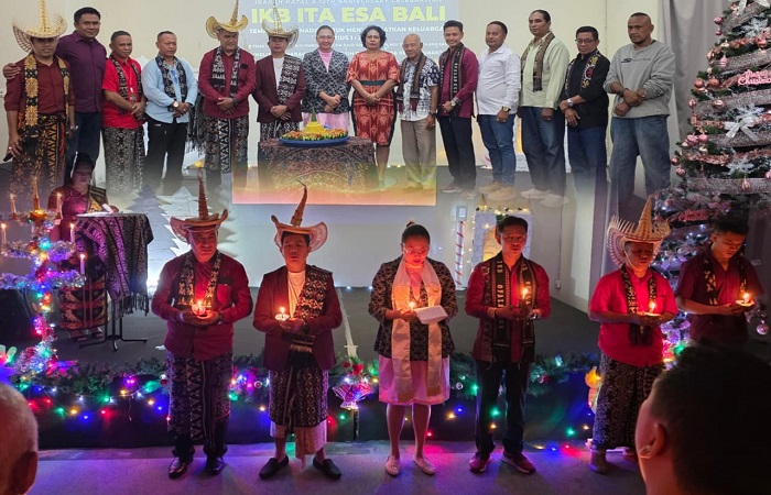 Perayaan Natal IKB Ita Esa Bali yang digelar di Ballroom Hotel Mahogany, Mumbul, Nusa Dua, Sabtu (3/01/2025) lalu.