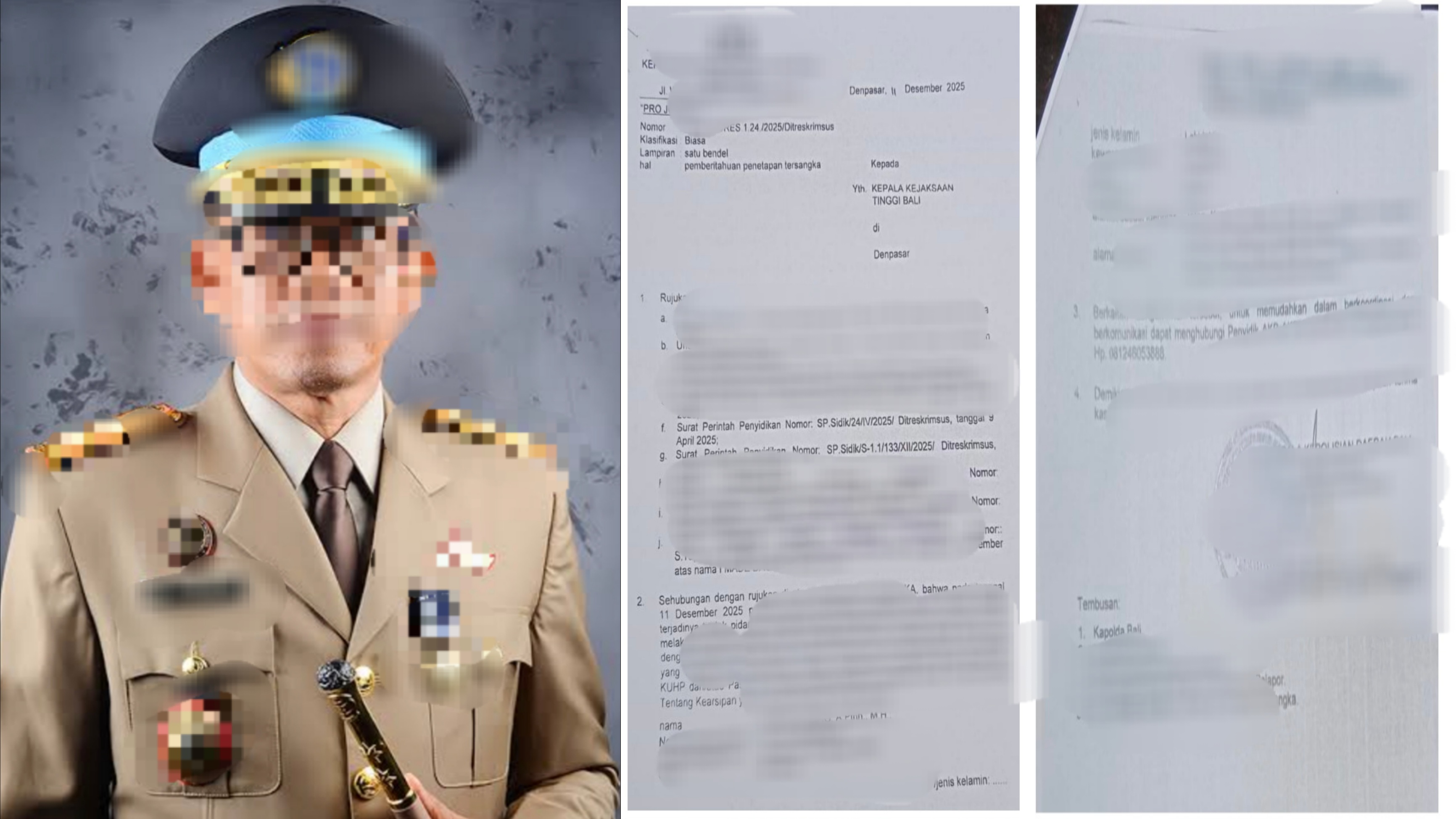 Polda Bali resmi menetapkan Kepala Kantor Wilayah Badan Pertanahan Nasional (BPN) Provinsi Bali, I Made Daging, A.Ptnh., M.H, sebagai tersangka. Penetapan tersebut dilakukan oleh Polda bali.