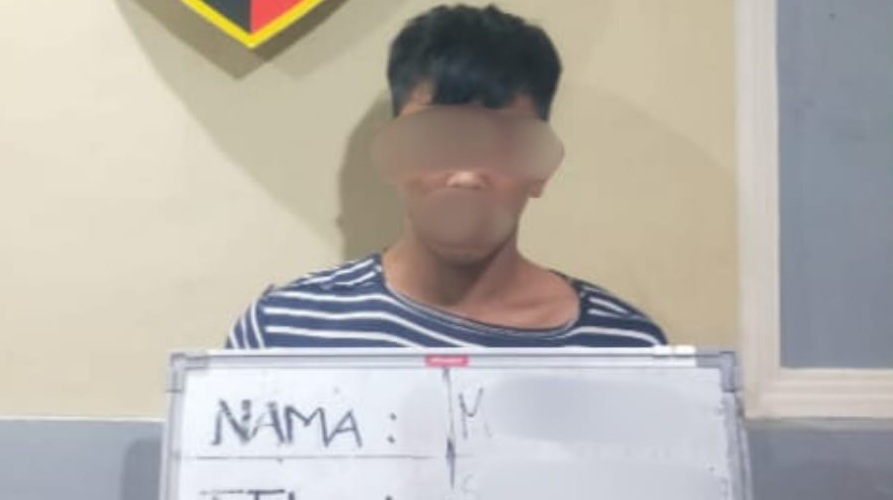 Pemuda inisial MRH, 21, diamankan Polisi karena curi motor di Kesiman, Denpasar Timur.
