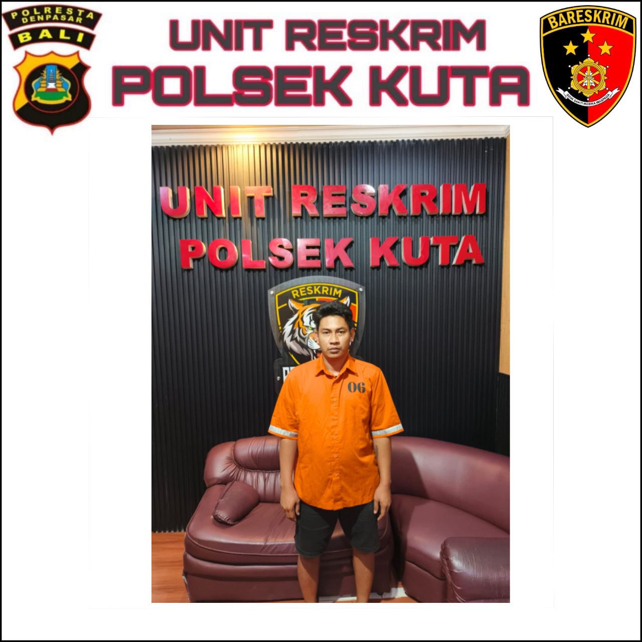 Pelaku pencurian veld mobil diketahui bernama Hasyin Mubarok,32, asal Jakarta, yang sehari-hari bekerja sebagai sopir transport.
