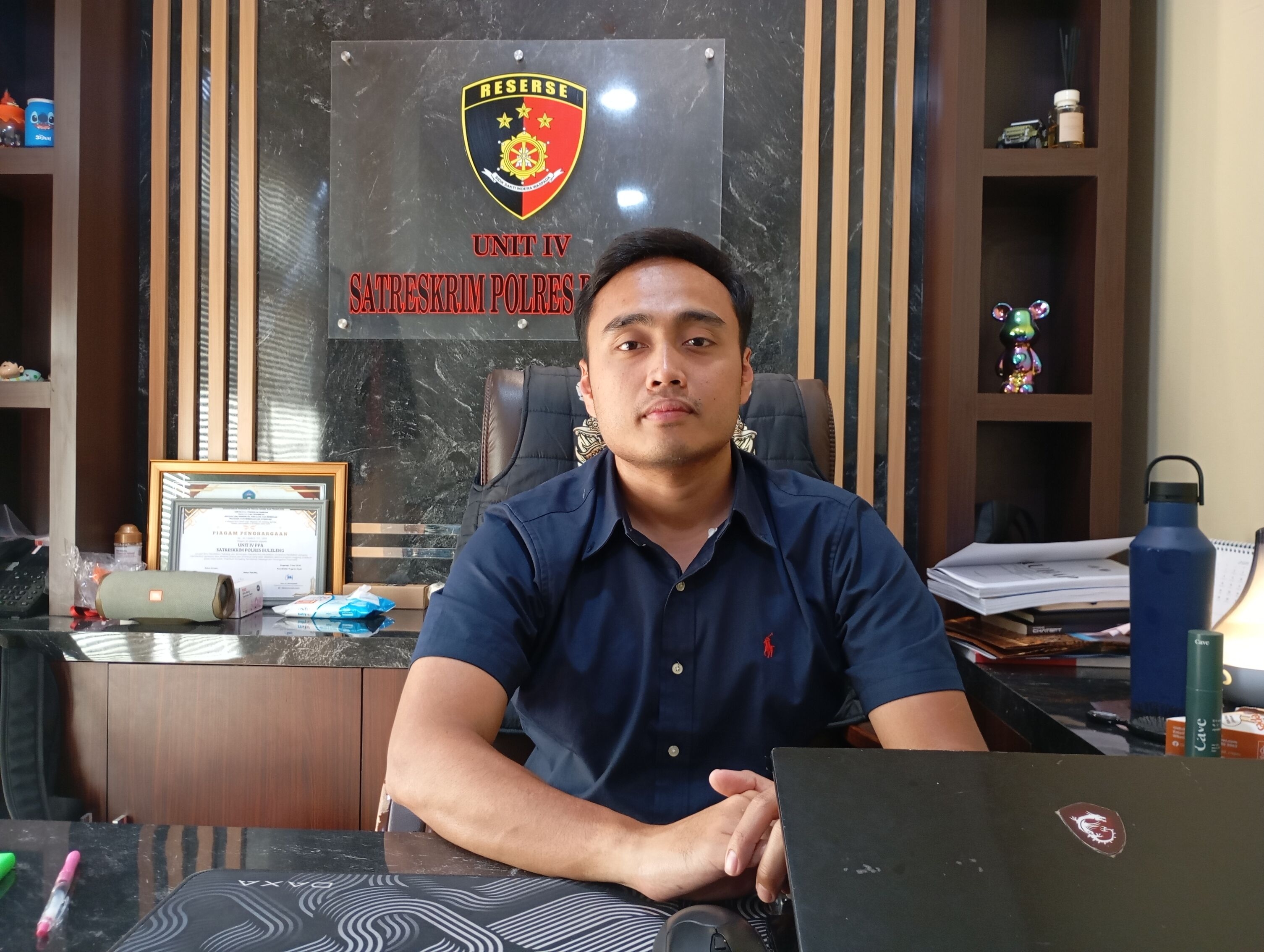 Kanit IV PPA dan Tipidter Sat Reskrim Polres Buleleng, IPTU Agus Fajar Gumelar.