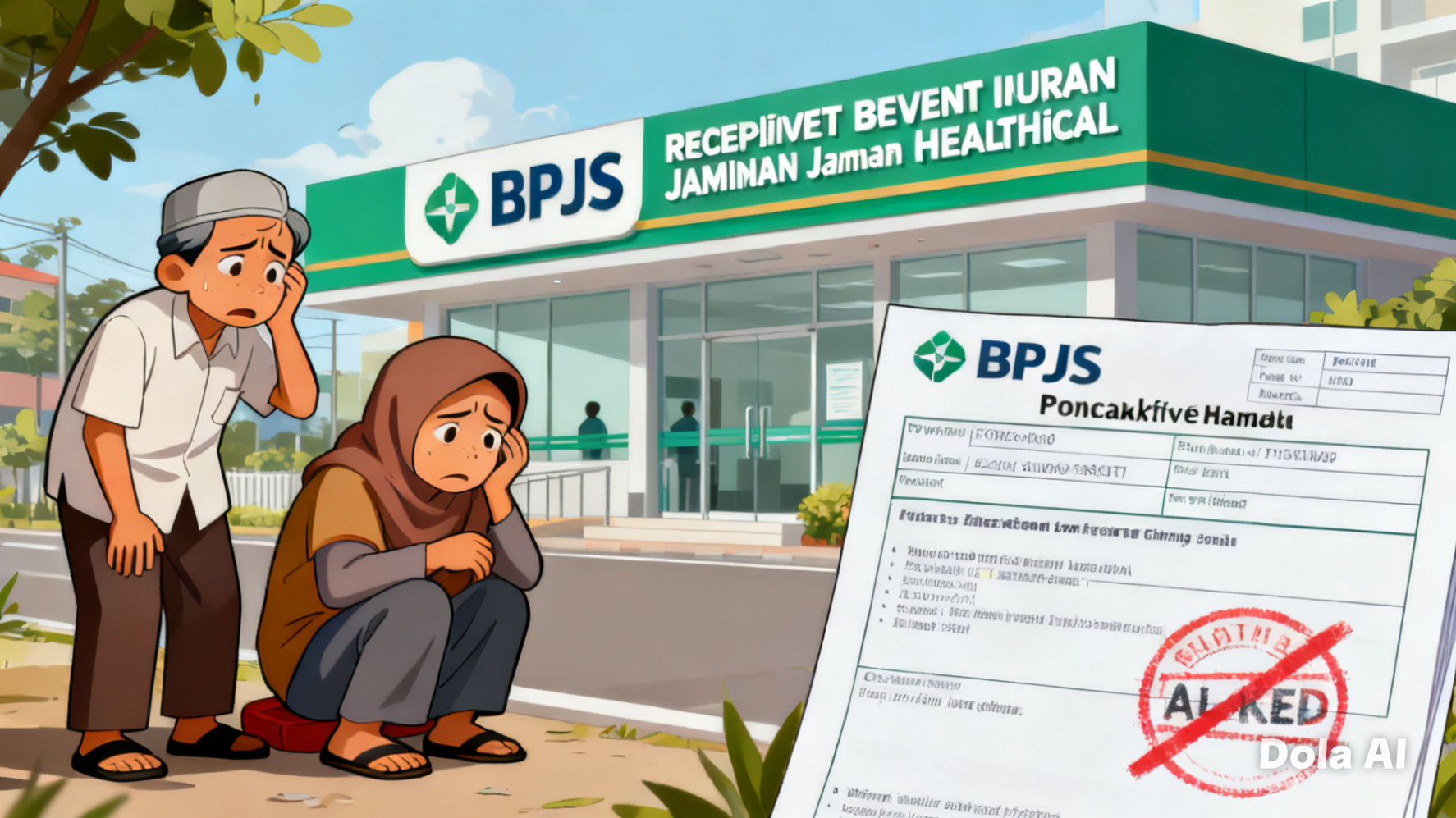 Ilustrasi penonaktifan Penerima Bantuan Iuran Jaminan Kesehatan.