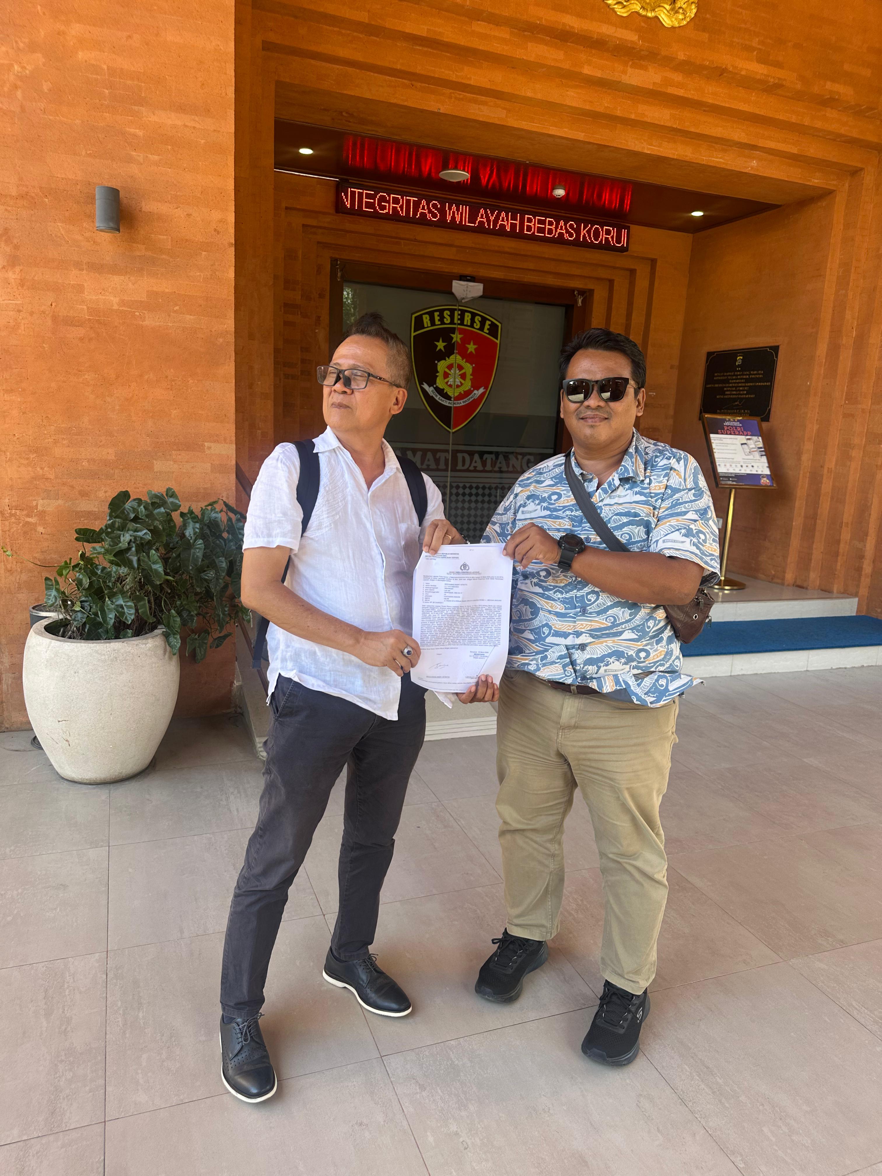 FX Joniono Rahardjo dan I Gusti Putra Yudhi, menyatakan bahwa sebelum melapor secara resmi ke Polda Bali, Coco Group memberikan teguran beberapa kali namun tidak mendapat tanggapan yang memuaskan. 