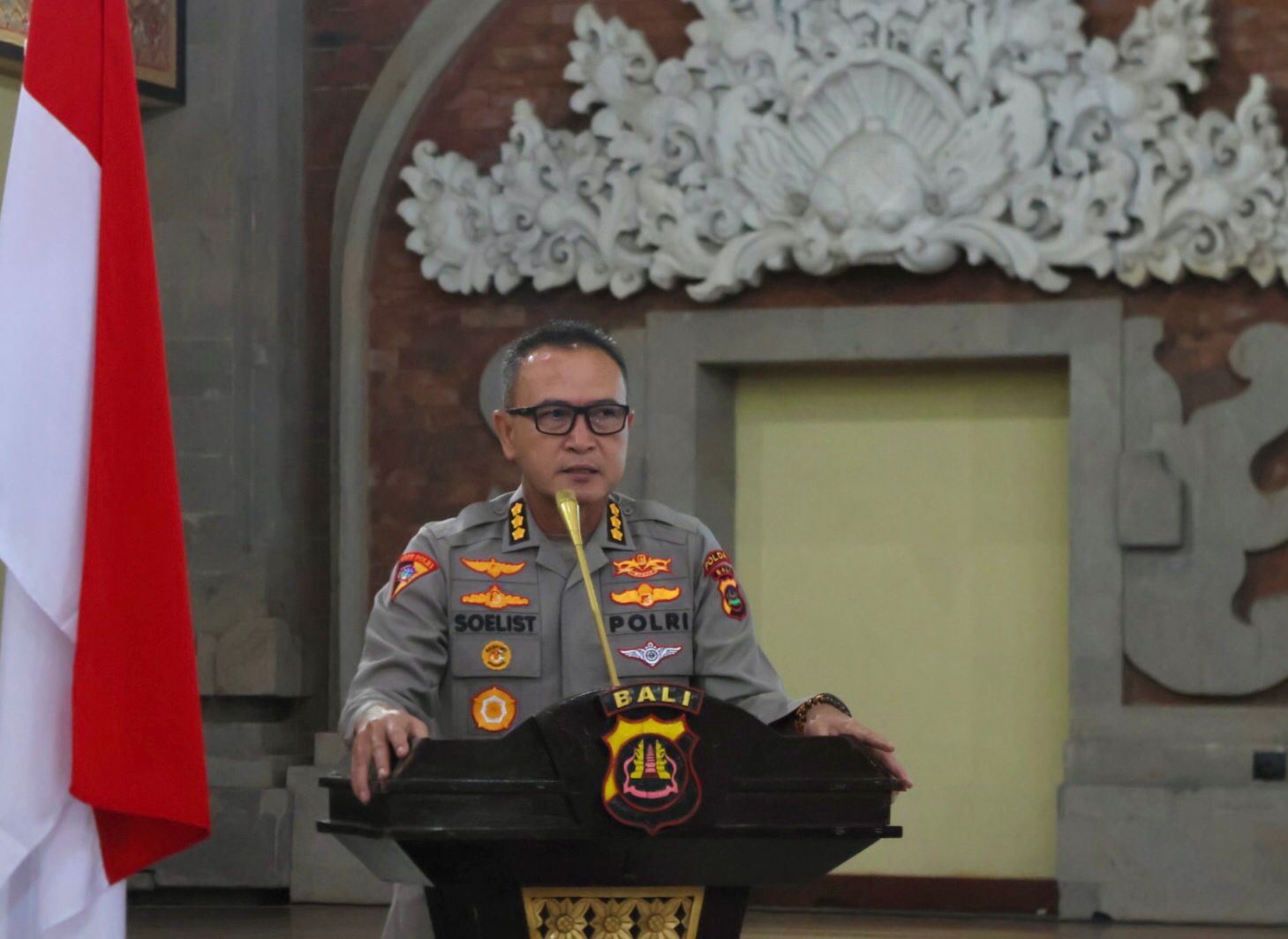 Karo Ops Polda Bali Kombes Pol. Soelistijono. 