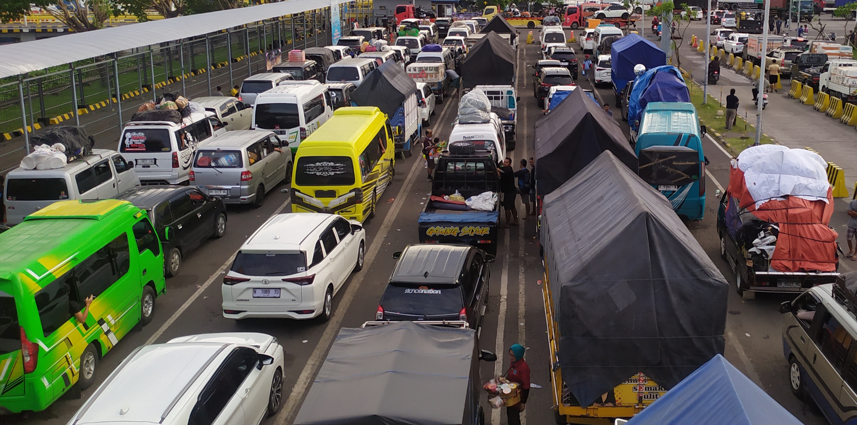 Situasi di Pelabuhan Gilimanuk, Rabu (11/3). 
