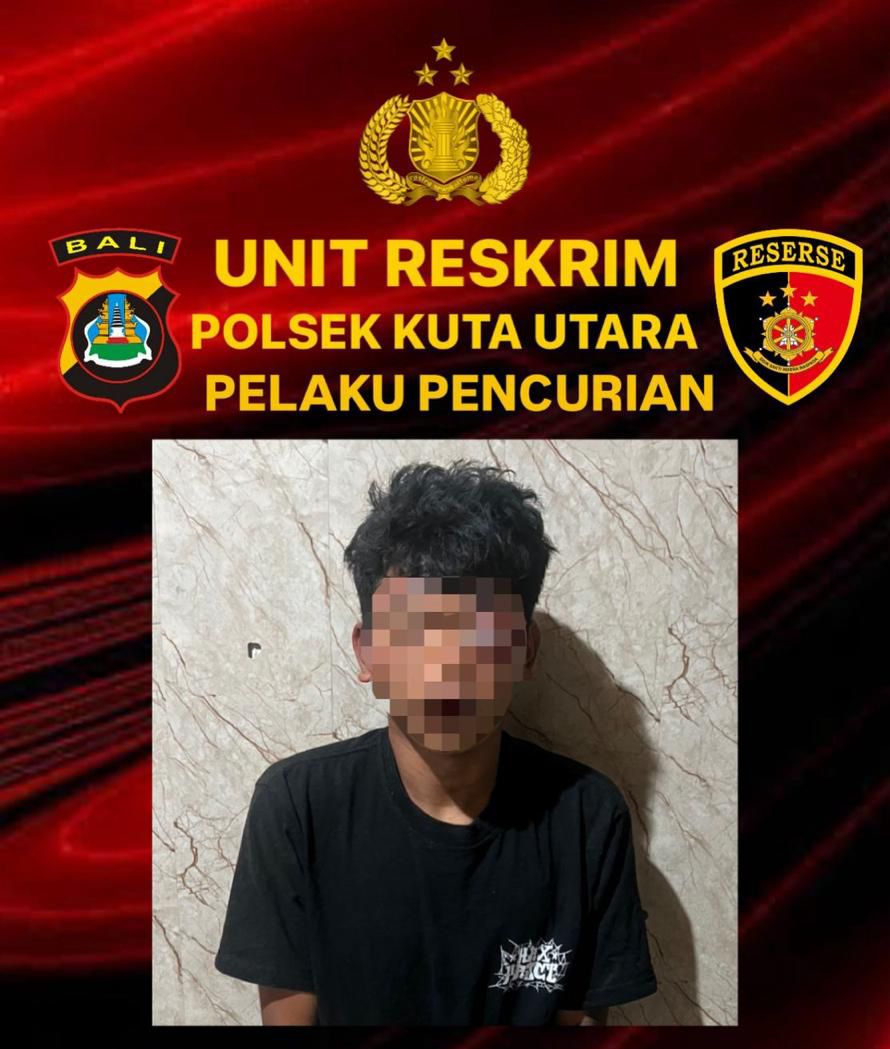 Polisi menangkap pelaku pembobol gudang meubel di Kerobokan, Badung. 