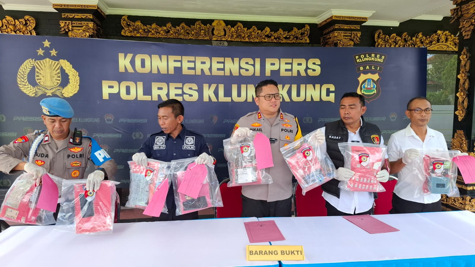 Pengungkapan kasus penyalahgunaan narkotika periode Februari&ndash;Maret 2026 yang dilakukan Polres Klungkung. 