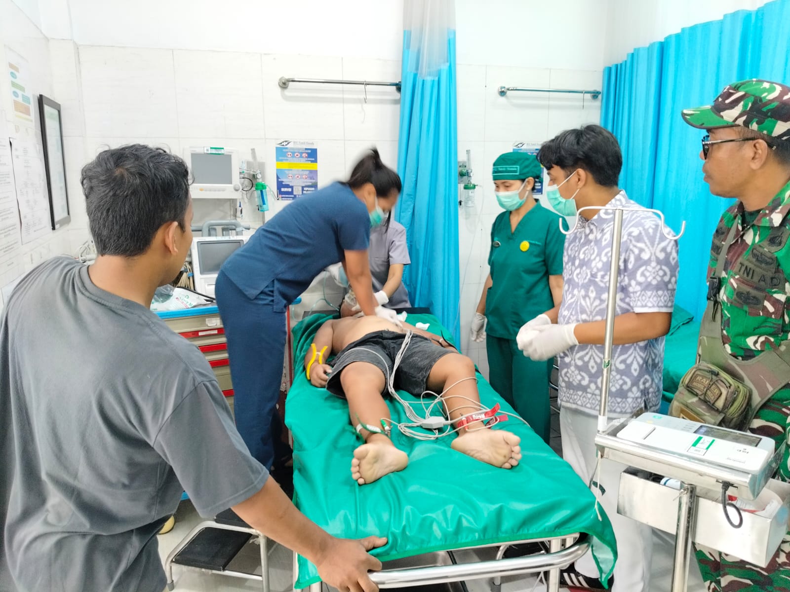 Upaya resusitasi tim medis tidak berhasil menyelamatkan nyawa pelajar yang tenggelam di Gianyar. 